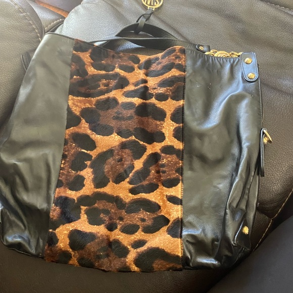 Vintage Stuart Weizman hand bag LARGE. Leather and calf - Picture 4 of 7